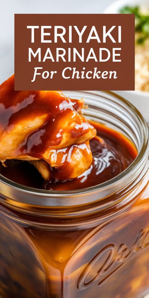 Teriyaki Marinade for Chicken Recipe