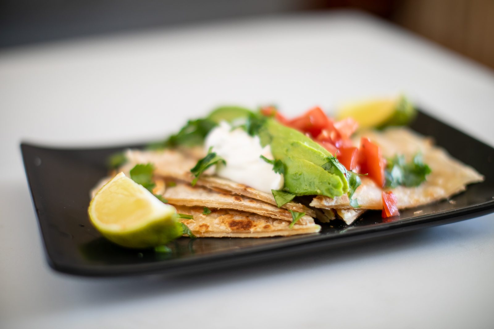 Black Bean & Cheese Quesadillas