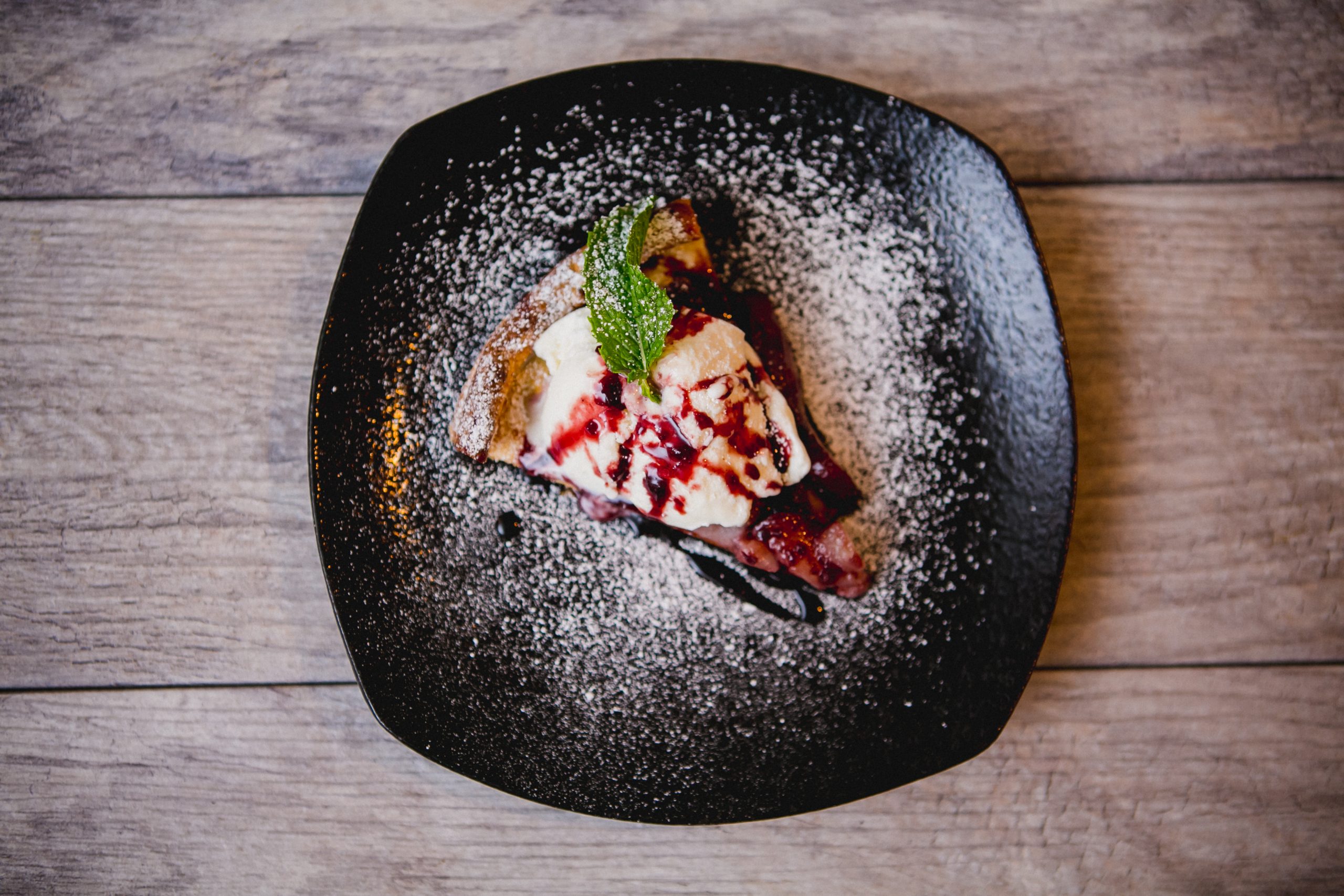 Dutch Baby with Powdered Sugar