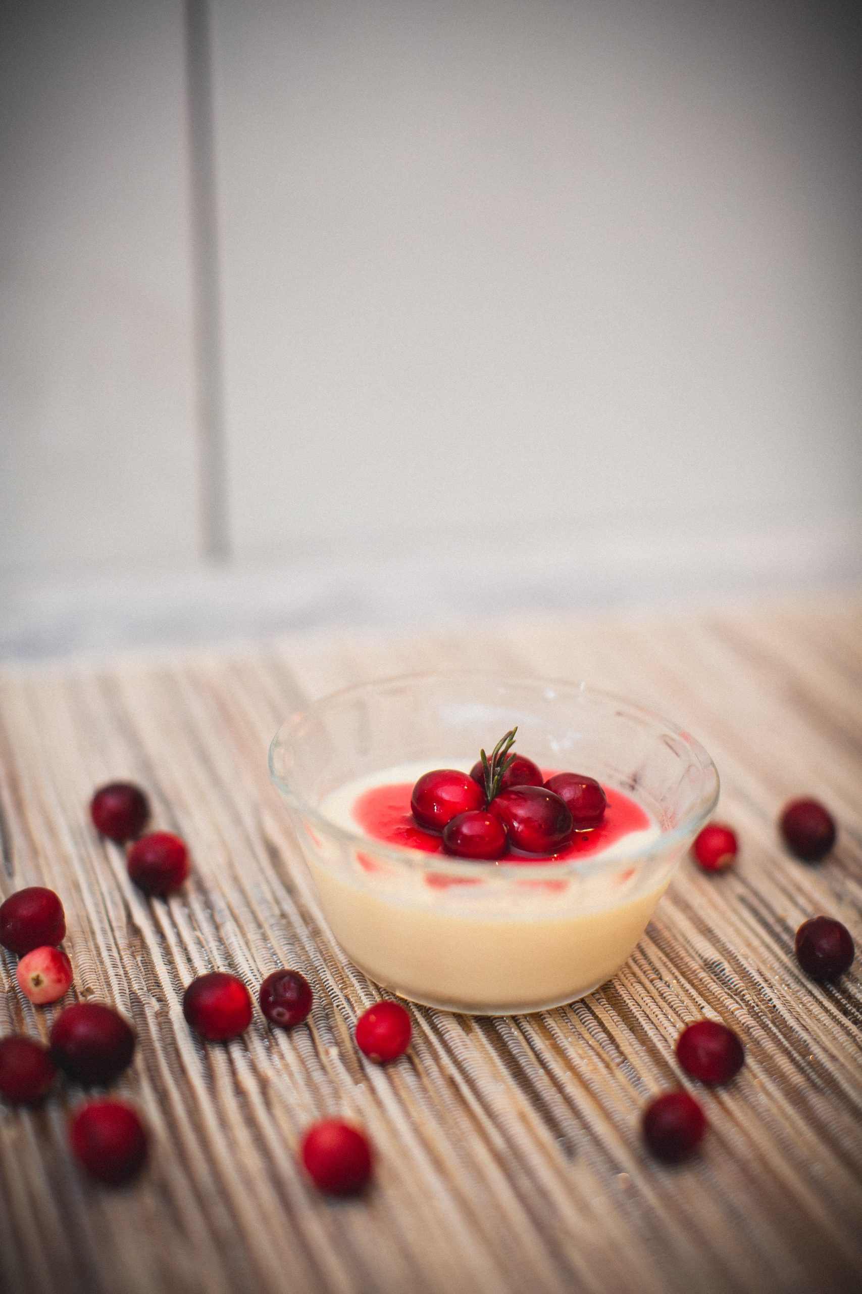 25) Pink Grapefruit Yogurt Panna Cotta Cups