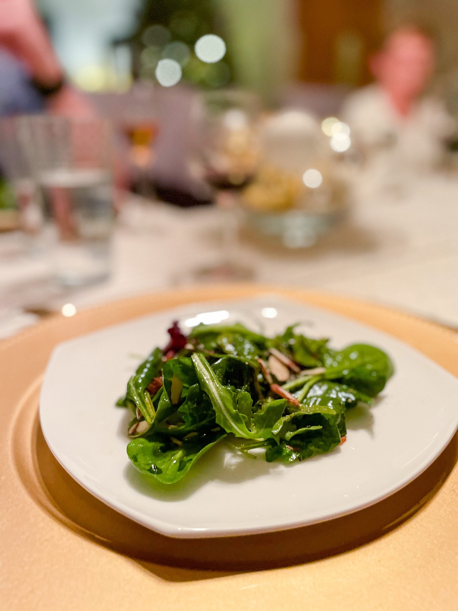 6) Big Green Salad with Warm Halloumi (or Feta) and Chickpeas