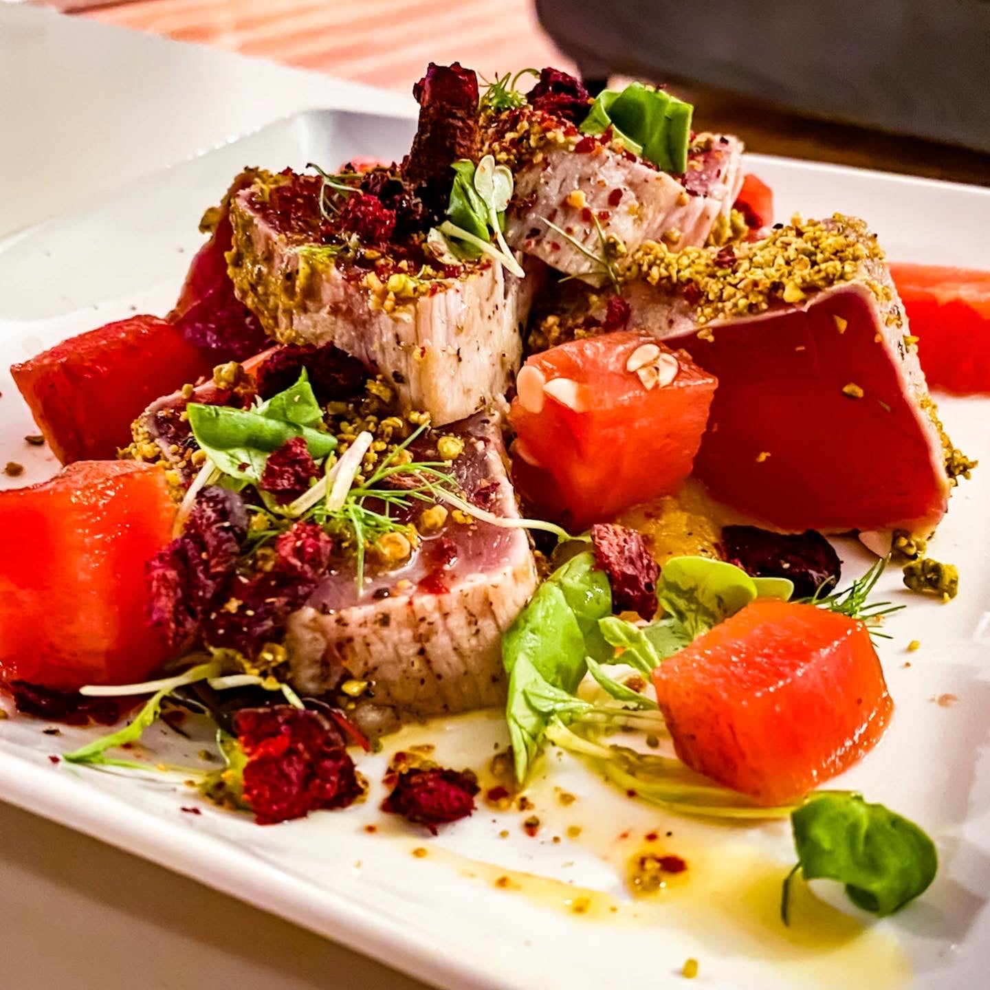 Seared Tuna-Style Substitute: Seared Chicken "Niçoise" Salad