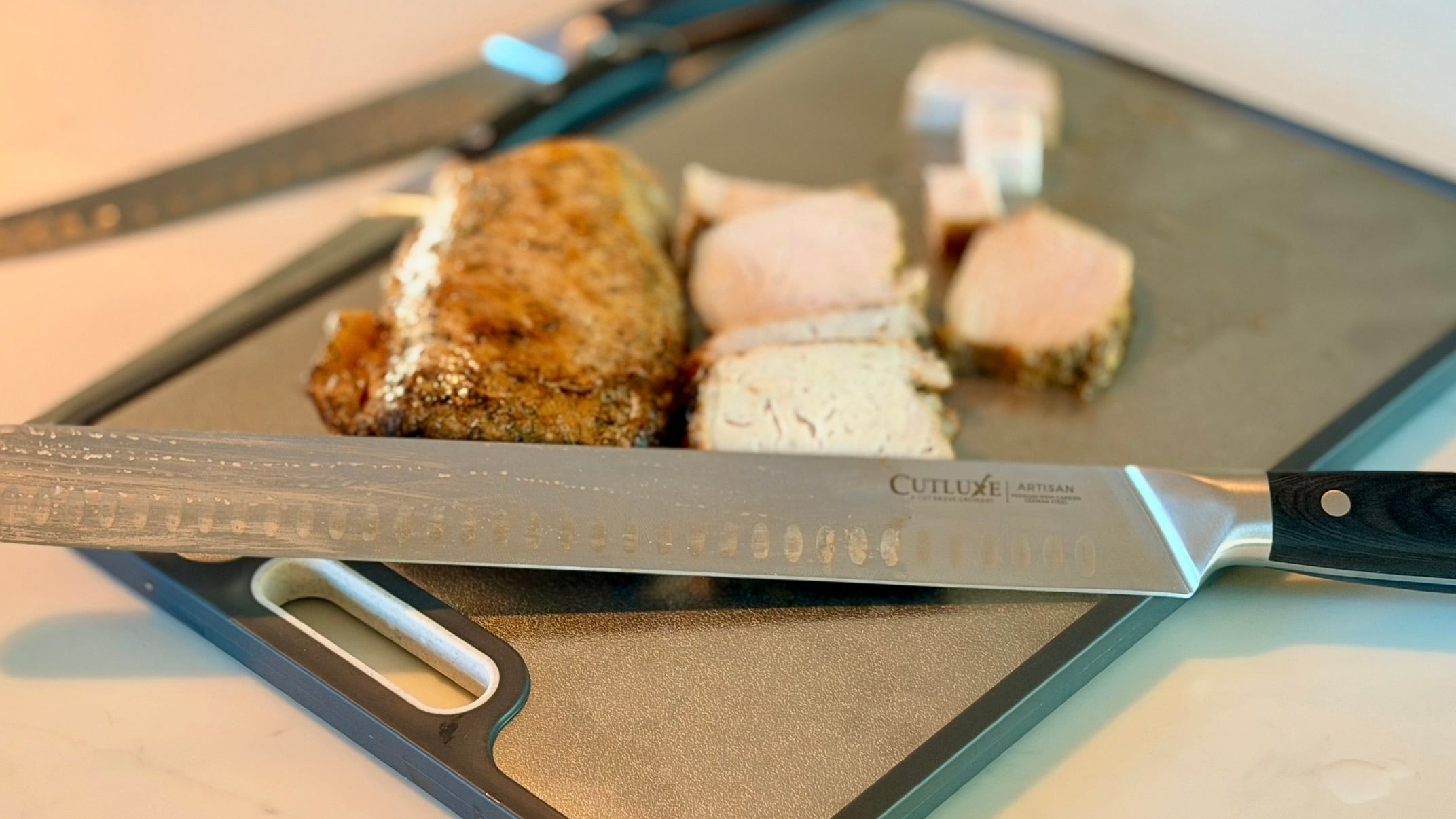 25) Roast Pork Loin with Garlic-Rosemary Crust