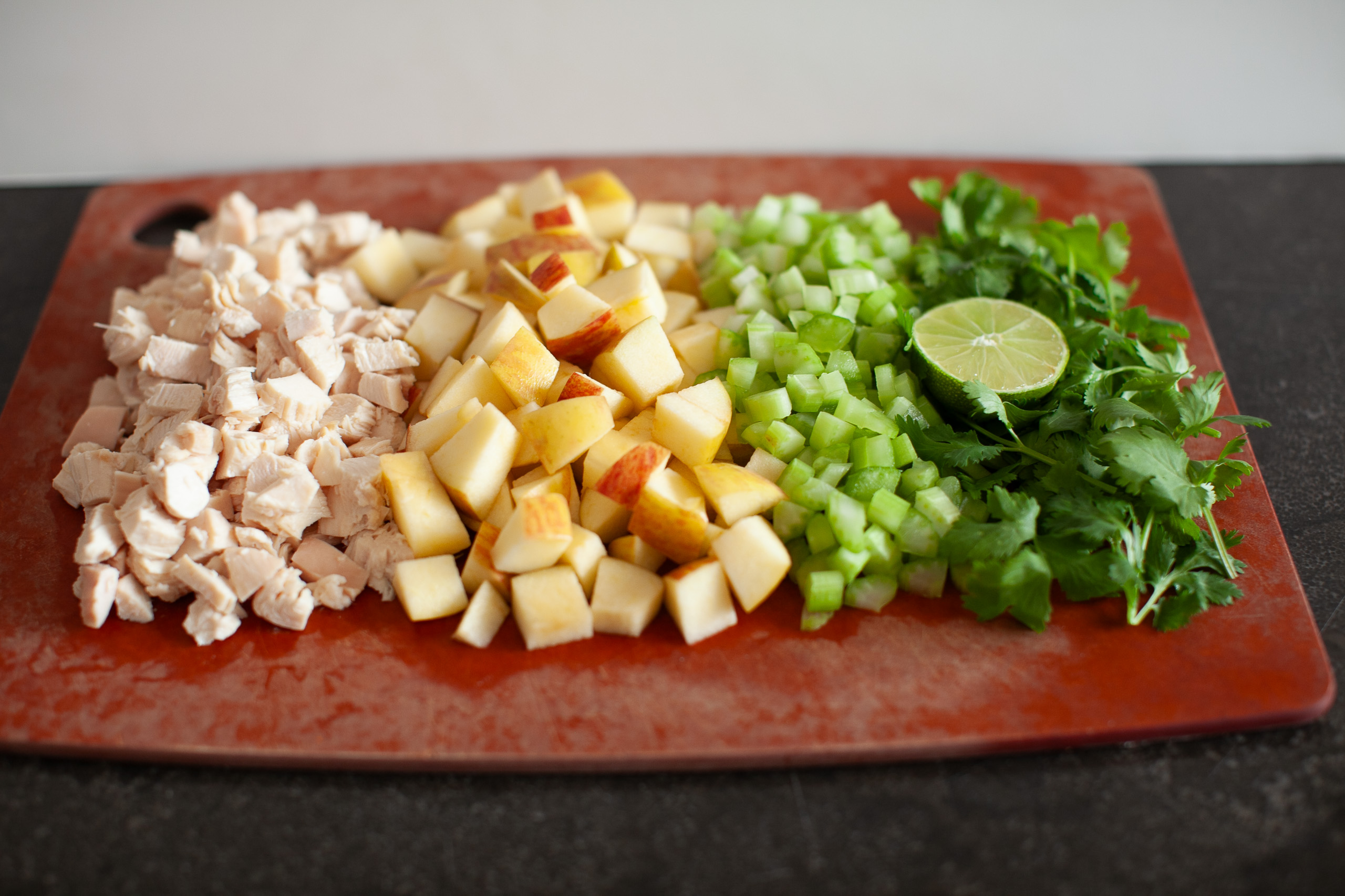 28) Rotisserie Chicken & Grape Walnut Salad