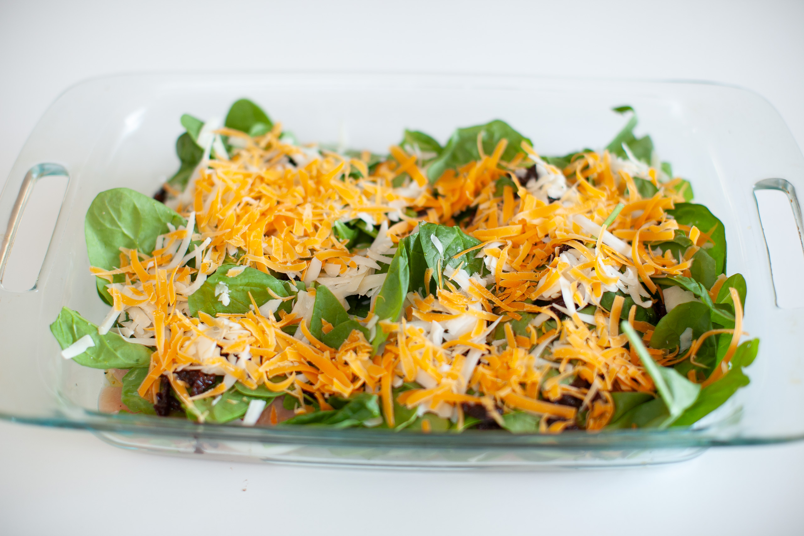 26) Spinach Omelet with Goat Cheese