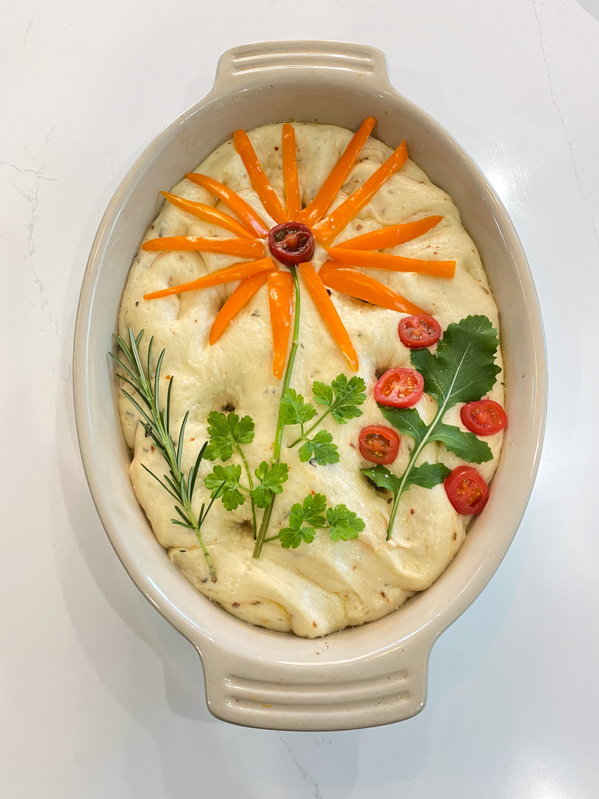 Hummus & Roasted Veggie Bowl