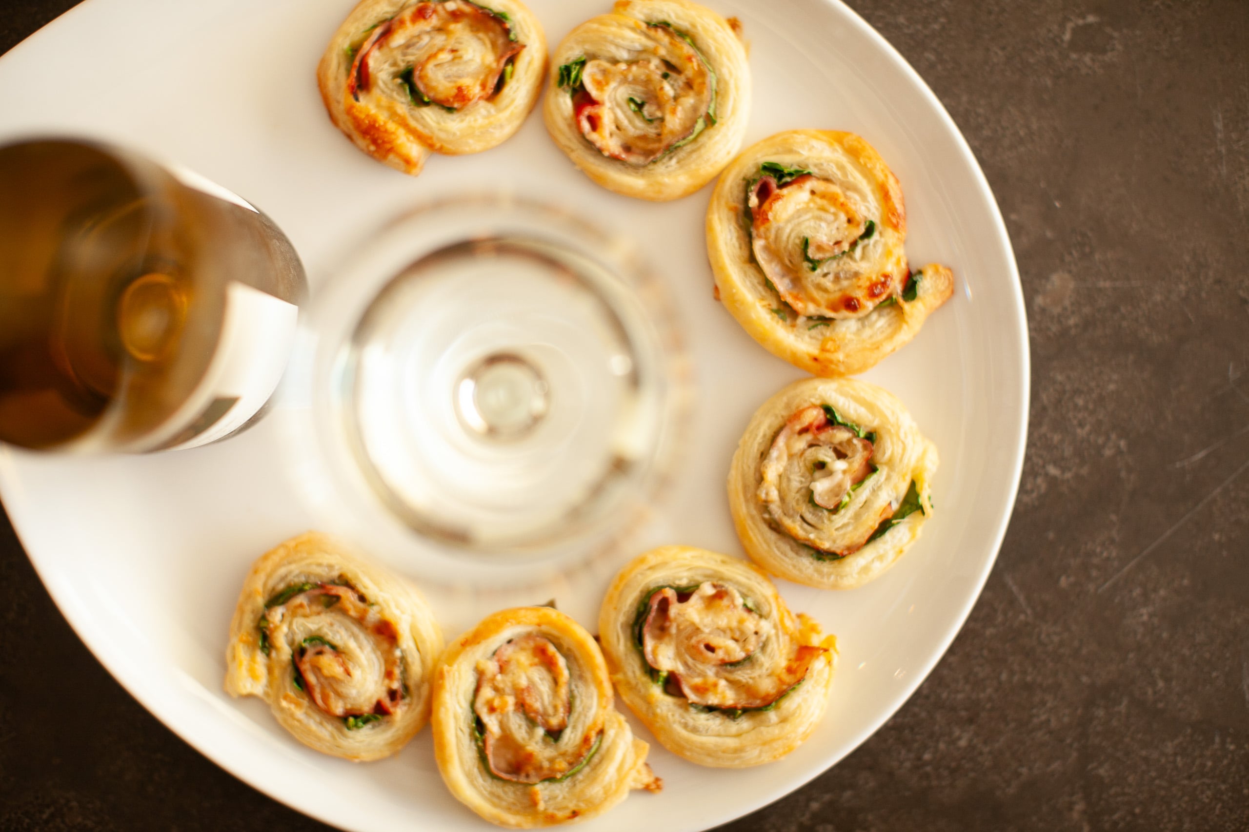Ham & Swiss Pinwheels