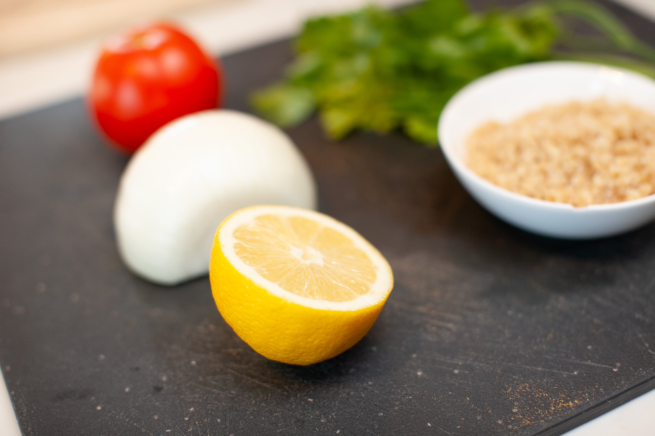 Prep one big salad component each week