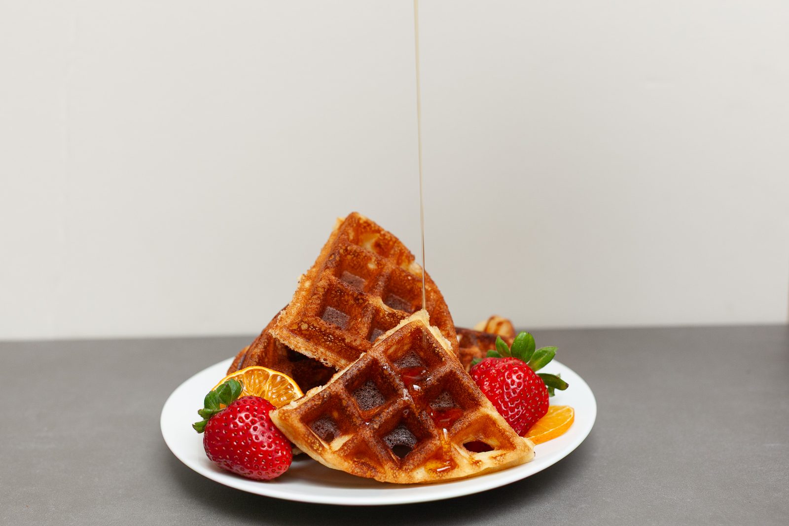 Maple-Glazed Sausage & Waffle Bites
