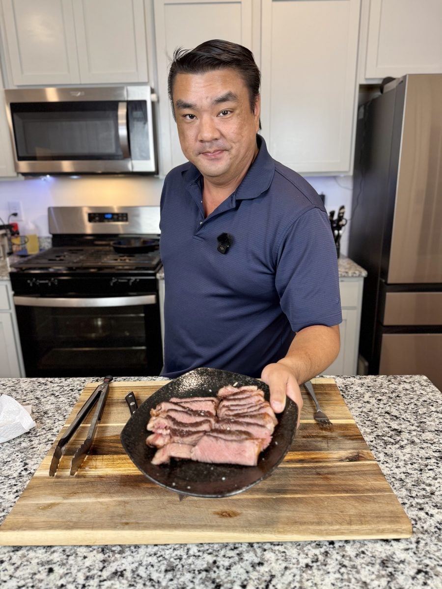 Resting steak