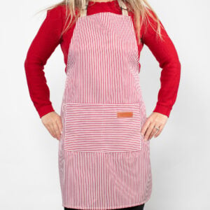 Classic Pinstripe Kitchen Apron